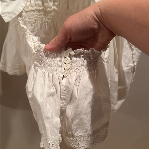 NWT Sea New York Vienne Ruffled Broderie Anglaise Cotton Blouse 12 - Picture 11 of 12